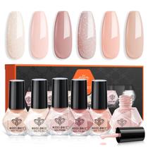 Conjunto de Esmaltes MODELONES - 6 Cores Neutras e Nude