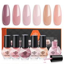 Conjunto de Esmaltes Modelones 6 Cores Nude - Secagem Rápida Conjunto de Esmaltes Modelones 6 Cores Nude - Secagem Rápida