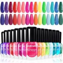 Conjunto de esmaltes Morovan Fingernail Shimmer Glitter 15 cores