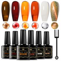 Conjunto de esmaltes MSRUIOO Jelly Crystal Gel Tortoise Shell Conjunto de esmaltes MSRUIOO Jelly Crystal Gel Tortoise Shell