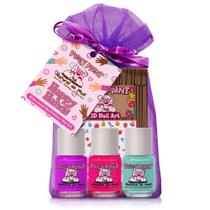 Conjunto de Esmaltes Piggy Paint Happy Hands - 3 Frascos de 7mL