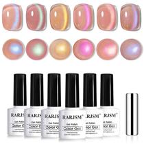 Conjunto de Esmaltes RARJSM Aurora Glitter Cat Eye - 6 Cores de 7,5ml Conjunto de Esmaltes RARJSM Aurora Glitter Cat Eye - 6 Cores de 7,5ml