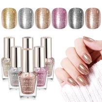 Conjunto de esmaltes SAVILAND Color Artistry Glitter 6 unidades 10 mL Conjunto de esmaltes SAVILAND Color Artistry Glitter 6 unidades 10 mL