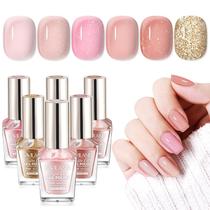 Conjunto de esmaltes SAVILAND Quick Dry 6 unidades Hot Sheer Color