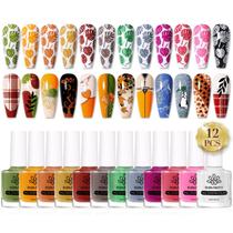 Conjunto de esmaltes Stamping Born Pretty 12 Colors 10mL Conjunto de esmaltes Stamping Born Pretty 12 Colors 10mL