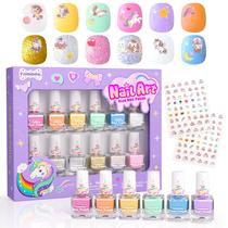 Conjunto de esmaltes Tomons 12 cores à base de água Kid Safe