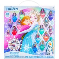 Conjunto de Esmaltes Townley Girl Disney Frozen - 18 Unidades para Meninas (a partir de 3 anos) Conjunto de Esmaltes Townley Girl Disney Frozen - 18 Unidades para Meninas (a partir de 3 anos)