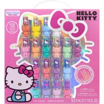 Conjunto de Esmaltes Townley Girl Hello Kitty - 18 Cores (3+ Anos) Conjunto de Esmaltes Townley Girl Hello Kitty - 18 Cores (3+ Anos)