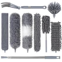 Conjunto de espanadores Xincusdiva Feather Duster com poste de extensão de 2,5 m
