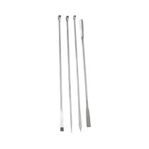 Conjunto De Espátulas De Laboratório Em Aço Inoxidável 304 Com Bolsa De Armazenamento Para Mistura