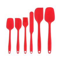 Conjunto De Espátulas De Silicone Grau Alimentício Antiaderente Resistente Ao Calor 6 Peças Para Conjunto De Espátulas De Silicone Grau Alimentício Antiaderente Resistente Ao Calor 6 Peças Para