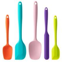 Conjunto de Espátulas de Silicone Hoewina 5 Peças Resistentes ao Calor Conjunto de Espátulas de Silicone Hoewina 5 Peças Resistentes ao Calor