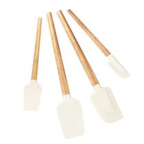 Conjunto de Espátulas de Silicone SiypWok 4 Peças Resistente ao Calor até 315C Conjunto de Espátulas de Silicone SiypWok 4 Peças Resistente ao Calor até 315C