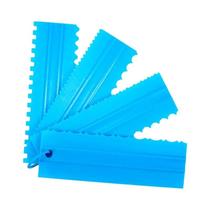 Conjunto De Espátulas Dupla Face Para Bolos 4PCS, Espátula Plástica Para Creme, Ferramentas De Conjunto De Espátulas Dupla Face Para Bolos 4PCS, Espátula Plástica Para Creme, Ferramentas De