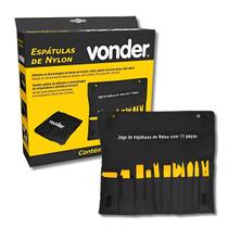 Conjunto De Espátulas Nylon Automotivas Com 11 Peças - Vonder Conjunto De Espátulas Nylon Automotivas Com 11 Peças - Vonder