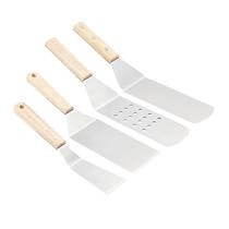 Conjunto de espátulas para churrasco Flat Griddle Amazon Basics de 4 peças