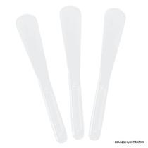Conjunto de espátulas para patê 3 peças 14cm plástico Branco - Plastutti