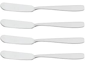 Conjunto de Espátulas Tramontina Cosmos para Manteiga em Aço Inox Acabamento Alto Brilho 4 Peças Conjunto de Espátulas Tramontina Cosmos para Manteiga em Aço Inox Acabamento Alto Brilho 4 Peças