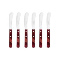 Conjunto de Espátulas Tramontina para Manteiga Polywood 6 Peças Vermelho Conjunto de Espátulas Tramontina para Manteiga Polywood 6 Peças Vermelho