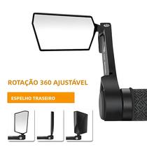 Conjunto De Espelhos Dobráveis Para Bicicleta 2 Peças Espelhos De Segurança Para Guidão Com Rotação Conjunto De Espelhos Dobráveis Para Bicicleta 2 Peças Espelhos De Segurança Para Guidão Com Rotação