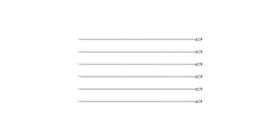 Conjunto de Espetinhos Tramontina em Aço Inox 30 cm 6 Peças