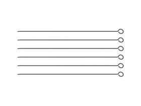 Conjunto de espetos 6 peças espetos de aco inox tramontina