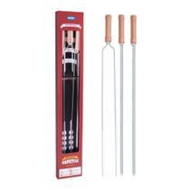 Conjunto de Espetos em Alumínio 85 cm Mor Conjunto de Espetos em Alumínio 85 cm Mor