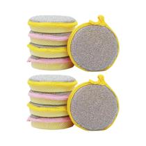 Conjunto De Esponjas De Limpeza De Louça Dupla Face Reutilizáveis Ferramenta De Limpeza De Cozinha Conjunto De Esponjas De Limpeza De Louça Dupla Face Reutilizáveis Ferramenta De Limpeza De Cozinha