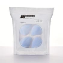 Conjunto de esponjas de maquiagem JUNO & Co. Pacote com 4 microfibras