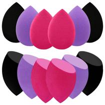 Conjunto de esponjas de maquiagem Scartink 12 peças multicoloridas sem látex Conjunto de esponjas de maquiagem Scartink 12 peças multicoloridas sem látex