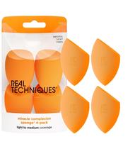 Conjunto de esponjas Makeup Blender Real Techniques Miracle x4 Pack