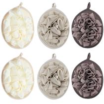 Conjunto de esponjas para banho e chuveiro Boao, 6 peças de almofada corporal esfoliante