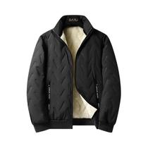 Conjunto De Esporte Masculino De Algodão Quente E Grosso Para Outono E Inverno, Jaqueta Casual Com