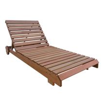 Conjunto de Espreguiçadeira e Mesa de Apoio para Jardins Piscina Ipanema