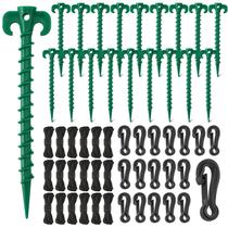 Conjunto de estacas de jardim infláveis AUGSUN 54PC com cordas de 1,5 m