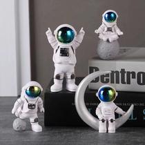 Conjunto de estátuas com estatuetas Ni-jasw Gradient Astronaut 4 Spaceman
