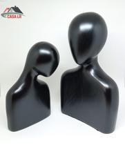 Conjunto de Estatuetas ABRAÇO Preto Fosco