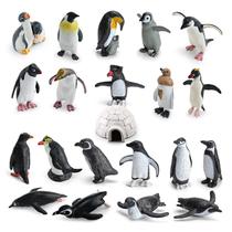 Conjunto de estatuetas BRETOYIN Arctic Penguin com iglu, 21 unidades Conjunto de estatuetas BRETOYIN Arctic Penguin com iglu, 21 unidades