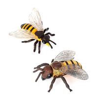 Conjunto de estatuetas de abelhas realistas em miniatura Honeybee Hornet PVC Conjunto de estatuetas de abelhas realistas em miniatura Honeybee Hornet PVC