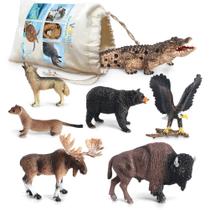 Conjunto de estatuetas de animais Volnau Safari, 7 unidades para crianças de mais de 3 anos