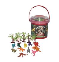 Conjunto de estatuetas de dinossauro Wild Republic de 18 peças com balde Conjunto de estatuetas de dinossauro Wild Republic de 18 peças com balde
