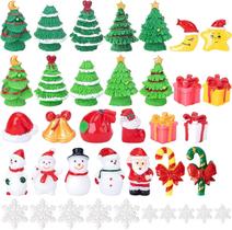Conjunto de estatuetas de Natal Iceyyyy Miniature Resin 37 unidades