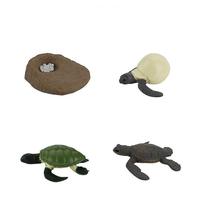 Conjunto de estatuetas em miniatura de animais de tartaruga verde para decoração Conjunto de estatuetas em miniatura de animais de tartaruga verde para decoração