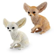 Conjunto de estatuetas Fennec Fox x2 Realistic Desert PVC Kids 3+ Conjunto de estatuetas Fennec Fox x2 Realistic Desert PVC Kids 3+