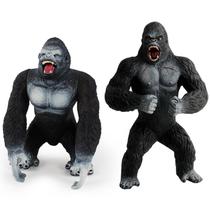 Conjunto de estatuetas Gorilla x2 Wild King Kong Style PVC de 19 cm Conjunto de estatuetas Gorilla x2 Wild King Kong Style PVC de 19 cm