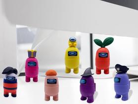 Conjunto de estatuetas merch, brinquedos de coleção para fãs de jogos, Mini Ch