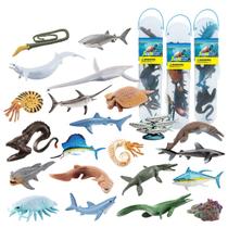 Conjunto de estatuetas Mini Ocean & Prehistoric Sea Creatures x25 Kids Conjunto de estatuetas Mini Ocean & Prehistoric Sea Creatures x25 Kids