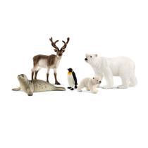 Conjunto de estatuetas Schleich Wild Life Arctic Polar Animal, 5 unidades