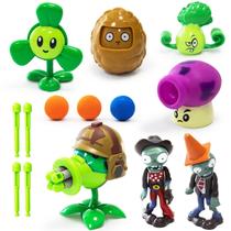 Conjunto de estatuetas Toy Maikerry Plants vs Zombies, 7 unidades para crianças Conjunto de estatuetas Toy Maikerry Plants vs Zombies, 7 unidades para crianças