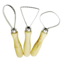 Conjunto De Estecas De Metal Para Argila 03 Peças Sft015